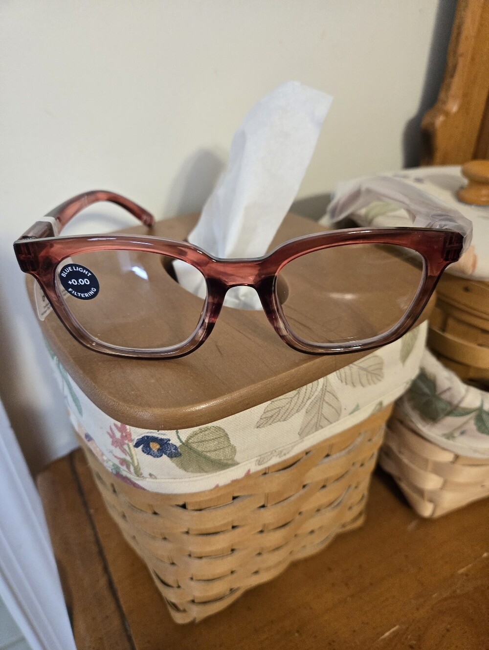 Peepers Blue Light Blocking Reading Glasses - Rose Brown